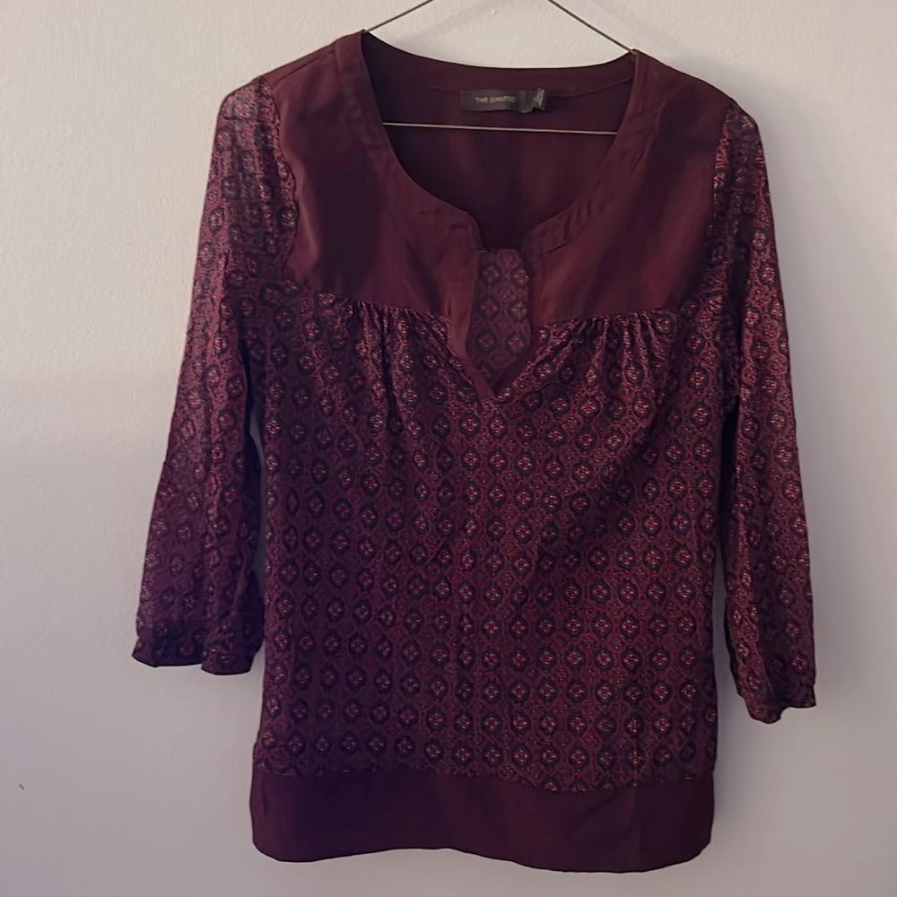 Women’s red blouse